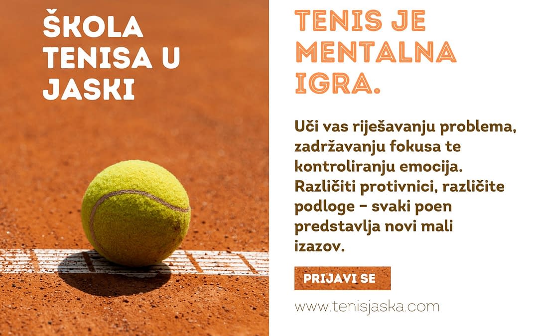 Upisi u tenis školu za djecu u TK Tenis Jaska – prijavi se!